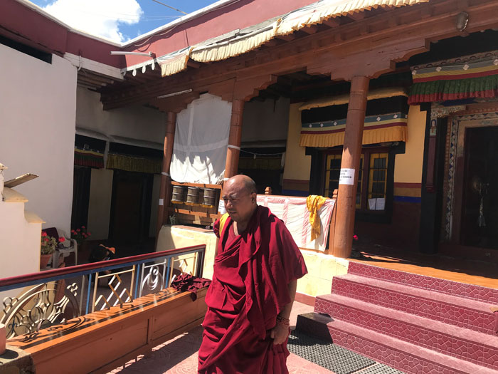 Sonia at Spituk Ladakh